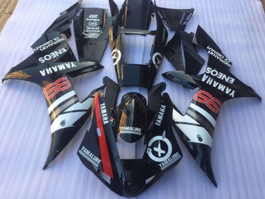 Aftermarket Black White 02-03 Yamaha YZF R1 Motorcycle Fairings Sale