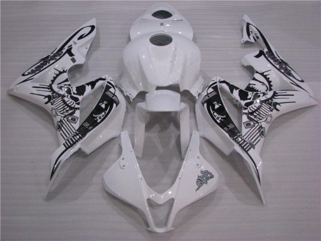 Aftermarket Black White 07-08 Honda CBR600RR Motorcycle Fairings Sale