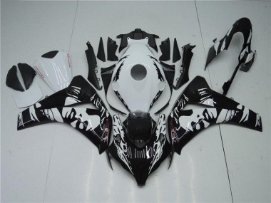 Aftermarket Black White 08-11 Honda CBR1000RR Motorcycle Fairings Sale