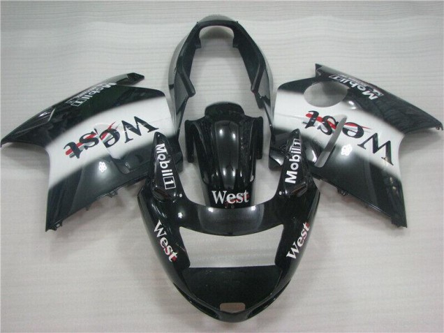 Aftermarket Black White 96-07 Honda CBR1100XX Motorcycle Fairings Sale