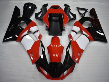 Aftermarket Black White 98-02 Yamaha YZF R6 Motorcycle Fairings Sale