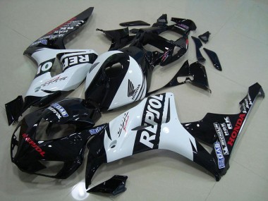 Aftermarket Black White Repsol 06-07 Honda CBR1000RR Motorcycle Fairings Sale
