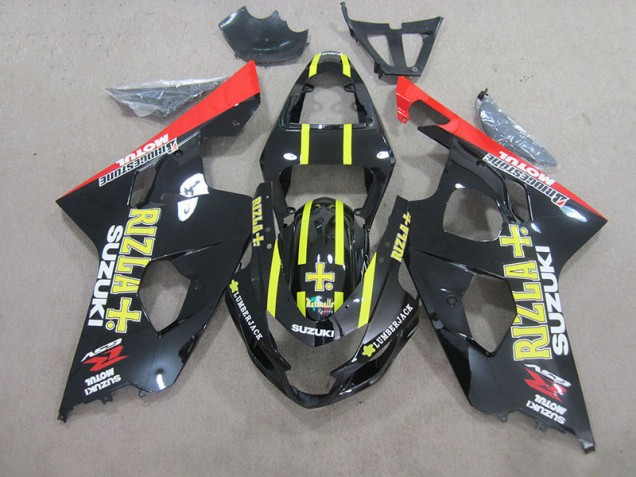 Aftermarket Black Yellow Rizla 04-05 Suzuki GSXR750 2004-2005 Black Yellow Rizla Suzuki GSXR750 Motorcycle Fairings Sale Aftermarket Black Yellow Rizla 04-05 Suzuki GSXR750 2004-2005 Black Yellow Rizla Suzuki GSXR750 Motorcycle Fairings Sale