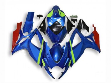 Aftermarket Blue 06-07 Suzuki GSXR 600/750 Plastics Fairing Kits Sale
