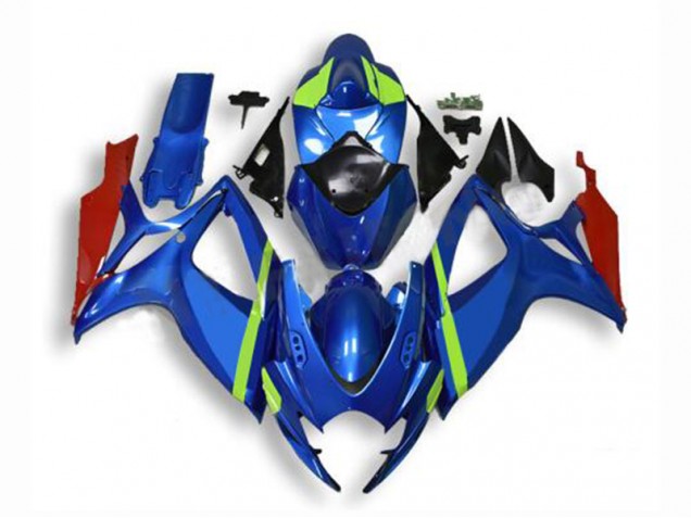 Aftermarket Blue 06-07 Suzuki GSXR 600/750 Plastics Fairing Kits Sale Aftermarket Blue 06-07 Suzuki GSXR 600/750 Plastics Fairing Kits Sale