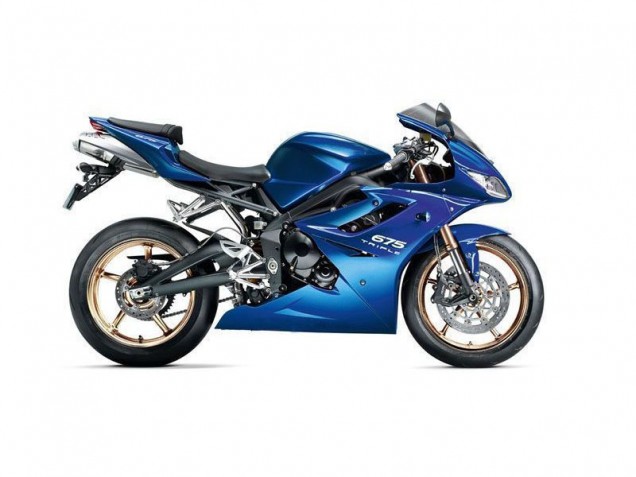 Aftermarket Blue 06-08 Triumph Daytona 675 Triple 2006-2008 Blue Triumph Daytona 675 Triple Motorcycle Fairings Sale
