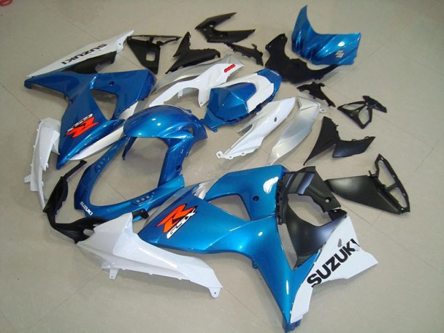 Aftermarket Blue and White OEM Style 09-16 Suzuki GSXR 1000 Motorcycle Fairings Sale Aftermarket Blue and White OEM Style 09-16 Suzuki GSXR 1000 Motorcycle Fairings Sale
