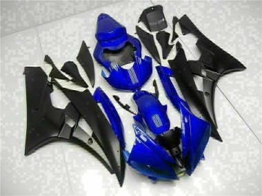 Aftermarket Blue Black 06-07 Yamaha YZF R6 Fairing Kit & Bodywork Sale