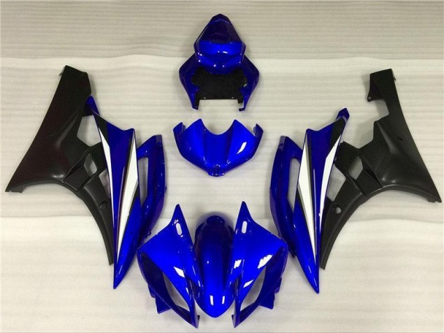 Aftermarket Blue Black 06-07 Yamaha YZF R6 Full Fairing Kits Sale Aftermarket Blue Black 06-07 Yamaha YZF R6 Full Fairing Kits Sale