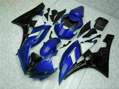 Aftermarket Blue Black 06-07 Yamaha YZF R6 Motorcycle Fairings & Plastics Sale
