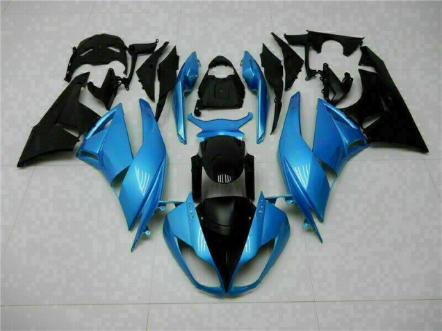 Aftermarket Blue Black 09-12 Kawasaki Ninja ZX6R Motorcycle Fairings Sale Aftermarket Blue Black 09-12 Kawasaki Ninja ZX6R Motorcycle Fairings Sale