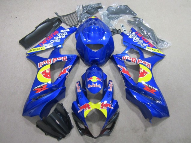 Aftermarket Blue Red Bull 07-08 Suzuki GSXR1000 Motorcycle Fairings Sale Aftermarket Blue Red Bull 07-08 Suzuki GSXR1000 Motorcycle Fairings Sale