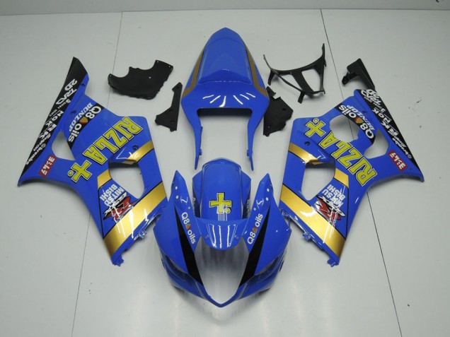 Aftermarket Blue Rizla 03-04 Suzuki GSXR 1000 Motorcycle Fairings Sale Aftermarket Blue Rizla 03-04 Suzuki GSXR 1000 Motorcycle Fairings Sale
