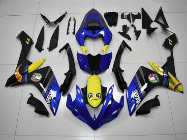 Aftermarket Blue Shark 07-08 Yamaha YZF R1 Motorcycle Fairings Sale
