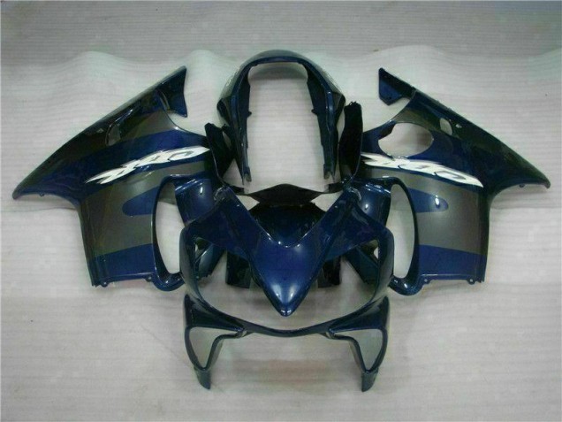 Aftermarket Blue Silver 04-07 Honda CBR600 F4i Motorcycle Fairings Sale