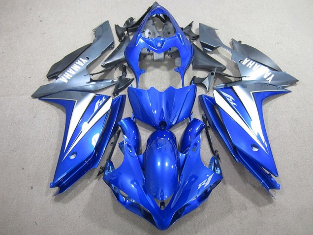 Aftermarket Blue Silver 07-08 Yamaha YZF R1 Motorcycle Fairings Sale Aftermarket Blue Silver 07-08 Yamaha YZF R1 Motorcycle Fairings Sale