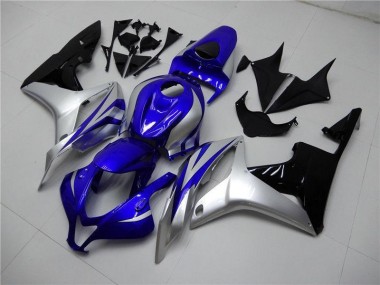 Aftermarket Blue Silver Black 07-08 Honda CBR600RR Motorcycle Fairings Sale