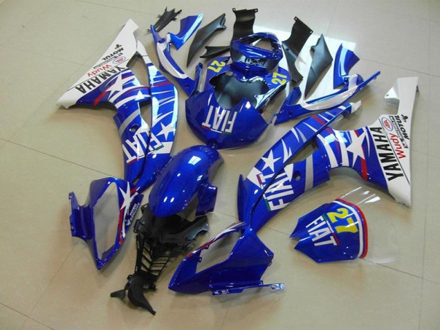 Aftermarket Blue Star Fiat 08-16 Yamaha YZF R6 Motorcycle Fairings Sale