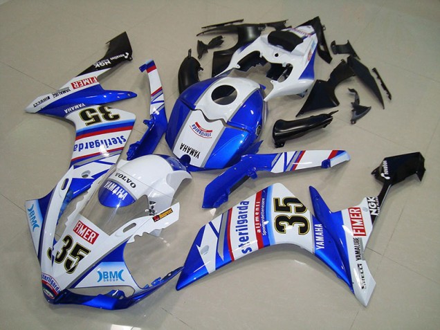 Aftermarket Blue Stickers 07-08 Yamaha YZF R1 Motorcycle Fairings Sale Aftermarket Blue Stickers 07-08 Yamaha YZF R1 Motorcycle Fairings Sale