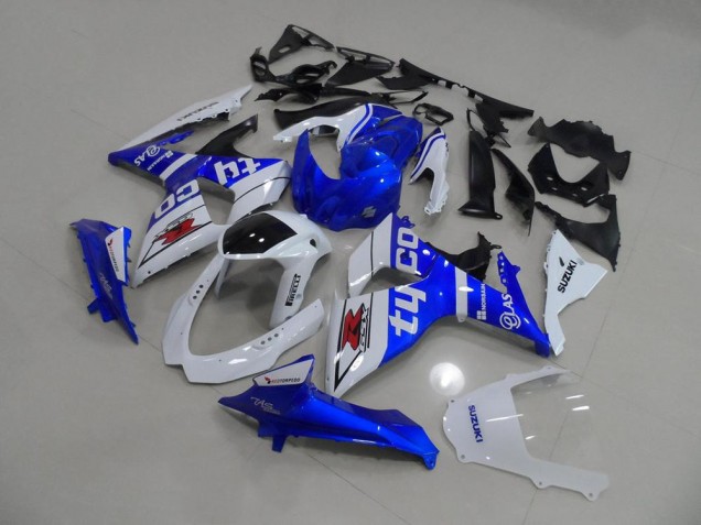 Aftermarket Blue Tyco 09-16 Suzuki GSXR 1000 Full Fairing Kit Sale Aftermarket Blue Tyco 09-16 Suzuki GSXR 1000 Full Fairing Kit Sale