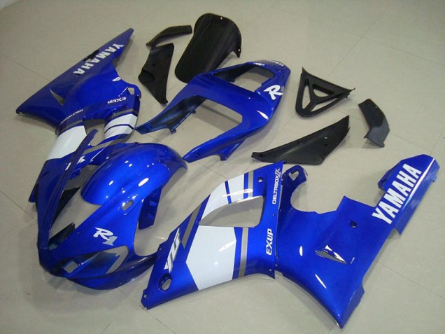 Aftermarket Blue White 00-01 Yamaha YZF R1 Motorcycle Fairings Bodywork Sale Aftermarket Blue White 00-01 Yamaha YZF R1 Motorcycle Fairings Bodywork Sale