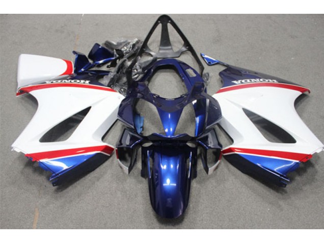 Aftermarket Blue White 02-13 Honda VFR800 Motorcycle Fairings Sale Aftermarket Blue White 02-13 Honda VFR800 Motorcycle Fairings Sale