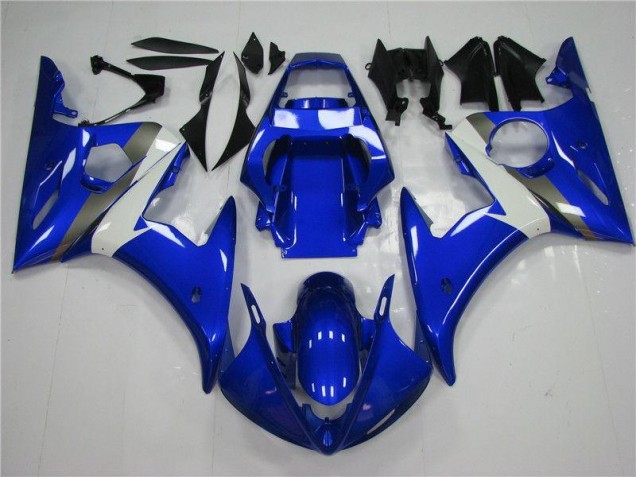 Aftermarket Blue White 03-05 Yamaha YZF R6 Motorcycle Fairings & Bodywork Sale Aftermarket Blue White 03-05 Yamaha YZF R6 Motorcycle Fairings & Bodywork Sale