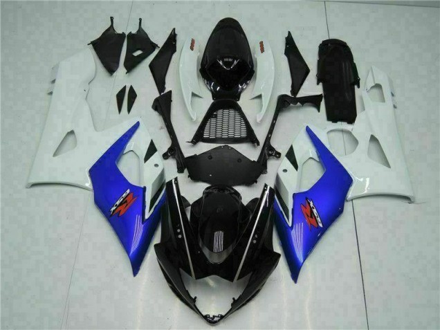 Aftermarket Blue White 05-06 Suzuki GSXR 1000 Fairing Kits & Bodywork Sale Aftermarket Blue White 05-06 Suzuki GSXR 1000 Fairing Kits & Bodywork Sale