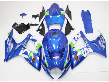 Aftermarket Blue White 06-07 Suzuki GSXR 600/750 Abs Fairing Kits Sale