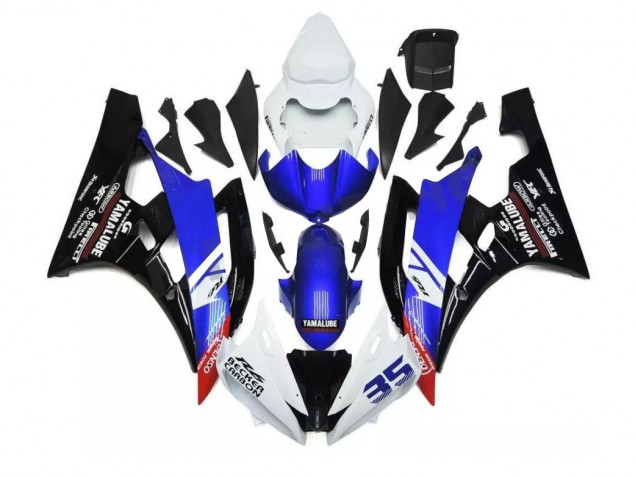 Aftermarket Blue White 06-07 Yamaha YZF R6 Abs Motorcycle Fairings Sale Aftermarket Blue White 06-07 Yamaha YZF R6 Abs Motorcycle Fairings Sale
