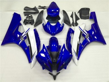 Aftermarket Blue White 06-07 Yamaha YZF R6 Fairing Kit & Bodywork Sale