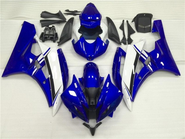 Aftermarket Blue White 06-07 Yamaha YZF R6 Fairing Kit & Bodywork Sale Aftermarket Blue White 06-07 Yamaha YZF R6 Fairing Kit & Bodywork Sale