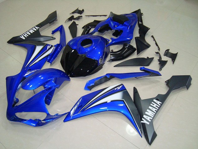 Aftermarket Blue White 07-08 Yamaha YZF R1 Full Fairing Kit Sale Aftermarket Blue White 07-08 Yamaha YZF R1 Full Fairing Kit Sale