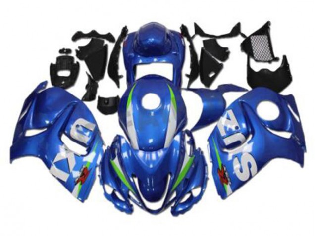 Aftermarket Blue White 08-19 Suzuki GSXR 1300 2008-2019 Blue White Suzuki GSXR 1300 Hayabusa Motorcycle Fairings Sale Aftermarket Blue White 08-19 Suzuki GSXR 1300 2008-2019 Blue White Suzuki GSXR 1300 Hayabusa Motorcycle Fairings Sale