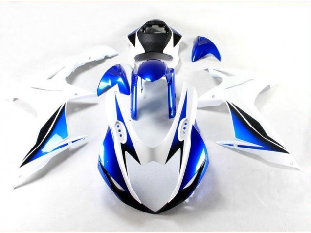 Aftermarket Blue White 11-20 Suzuki GSXR 600/750 Motorcycle Fairings Replacement Sale