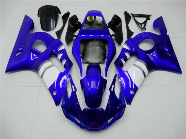 Aftermarket Blue White 98-02 Yamaha YZF R6 Fairing Kit & Bodywork Sale Aftermarket Blue White 98-02 Yamaha YZF R6 Fairing Kit & Bodywork Sale