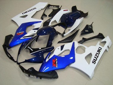 Aftermarket Blue White Black 05-06 Suzuki GSXR 1000 Motorcycle Fairings Sale
