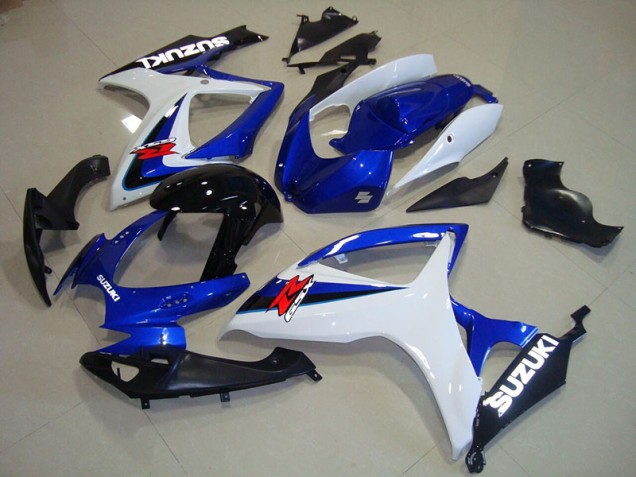 Aftermarket Blue White Black 06-07 Suzuki GSXR750 2006-2007 Blue White Black Suzuki GSXR750 Motorcycle Fairings Sale Aftermarket Blue White Black 06-07 Suzuki GSXR750 2006-2007 Blue White Black Suzuki GSXR750 Motorcycle Fairings Sale