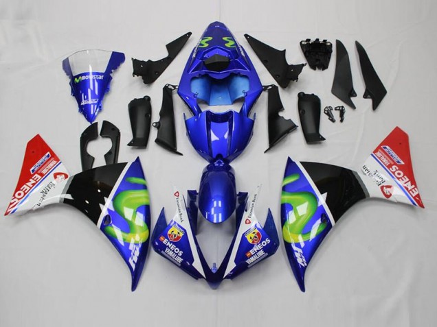 Aftermarket Blue White Black Red 12-14 Yamaha YZF R1 Motorcycle Fairings Sale
