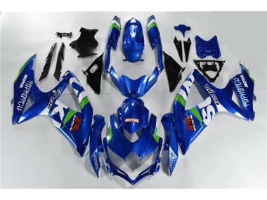 Aftermarket Blue White Green 08-10 Suzuki GSXR 600/750 Motorcycle Fairings Sale