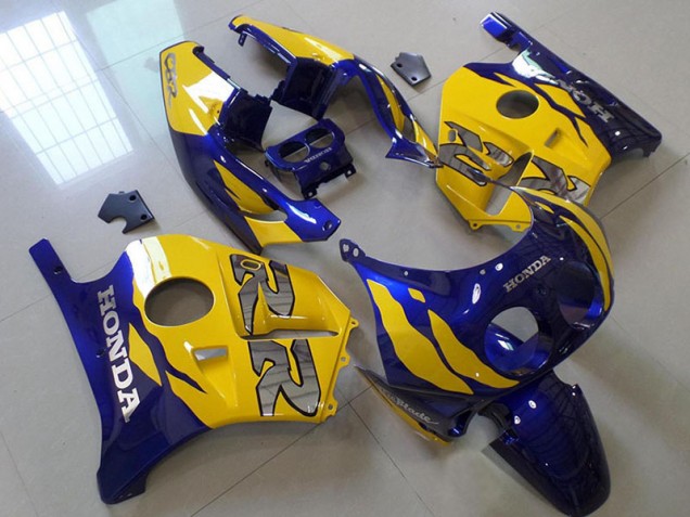 Aftermarket Blue Yellow 91-98 Honda CBR250RR MC22 MC22 Motorcycle Fairings Sale Aftermarket Blue Yellow 91-98 Honda CBR250RR MC22 MC22 Motorcycle Fairings Sale
