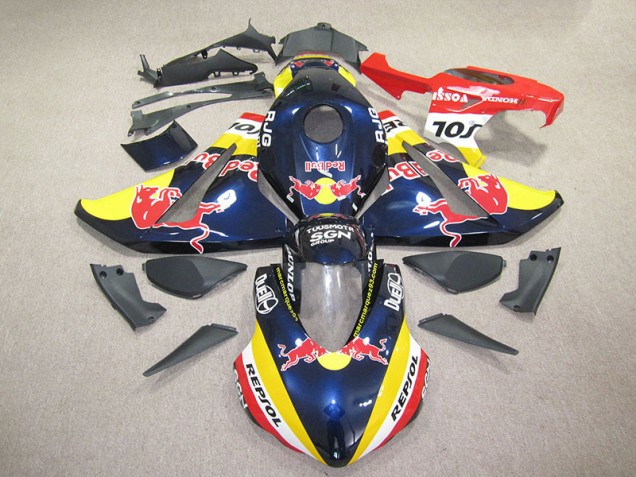 Aftermarket Blue Yellow Red Bull 08-11 Honda CBR1000RR Motorcycle Fairings Sale Aftermarket Blue Yellow Red Bull 08-11 Honda CBR1000RR Motorcycle Fairings Sale