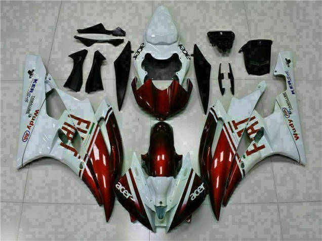 Aftermarket Brown White 06-07 Yamaha YZF R6 Motorcycle Fairings Sale Aftermarket Brown White 06-07 Yamaha YZF R6 Motorcycle Fairings Sale