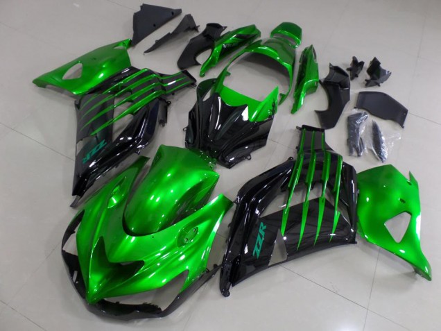 Aftermarket Candy Green and Black 12-19 Kawasaki Ninja ZX14R Motorcycle Fairings Sale Aftermarket Candy Green and Black 12-19 Kawasaki Ninja ZX14R Motorcycle Fairings Sale