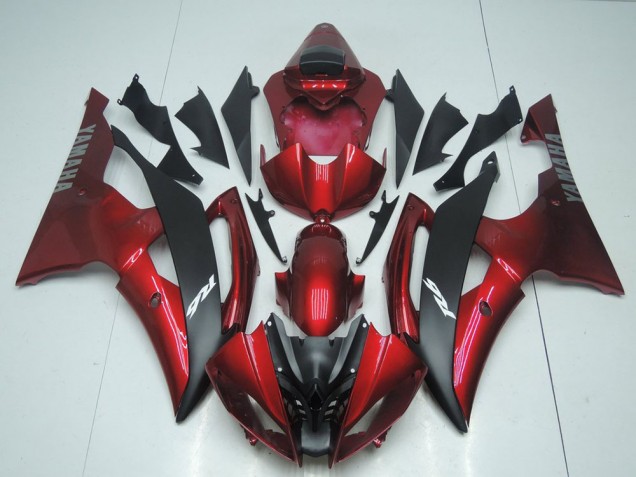 Aftermarket Candy Red and Black 08-16 Yamaha YZF R6 Motorcycle Fairings Sale Aftermarket Candy Red and Black 08-16 Yamaha YZF R6 Motorcycle Fairings Sale