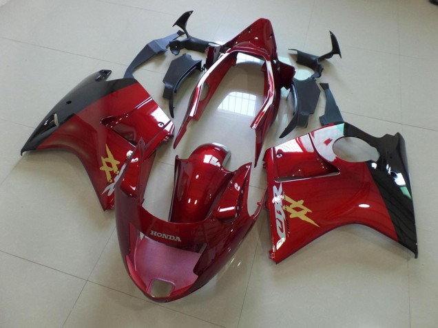 Aftermarket Candy Red Black OEM Style 96-07 Honda CBR1100XX Motorcycle Fairings Sale