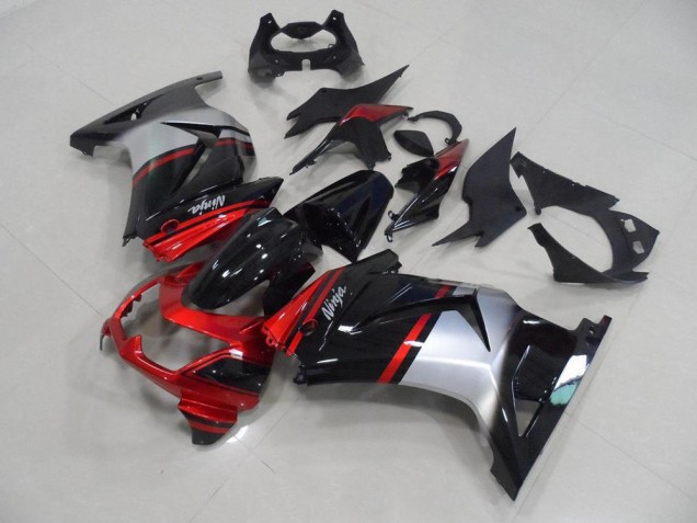 Aftermarket Candy Red Black Silver 08-12 Kawasaki Ninja ZX250R 2008-2012 Candy Red Black Silver Kawasaki Ninja ZX250R Motorcycle Fairings Sale Aftermarket Candy Red Black Silver 08-12 Kawasaki Ninja ZX250R 2008-2012 Candy Red Black Silver Kawasaki Ninja ZX250R Motorcycle Fairings Sale