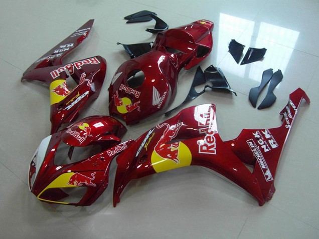 Aftermarket Candy Red Red Bull 06-07 Honda CBR1000RR Motorcycle Fairings Sale Aftermarket Candy Red Red Bull 06-07 Honda CBR1000RR Motorcycle Fairings Sale