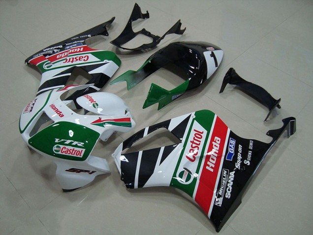 Aftermarket Castrol 00-06 Honda VTR1000 Full Fairing Kit Sale Aftermarket Castrol 00-06 Honda VTR1000 Full Fairing Kit Sale