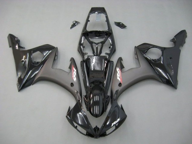 Aftermarket Contrast Black 03-05 Yamaha YZF R6 Motorcycle Fairings Sale Aftermarket Contrast Black 03-05 Yamaha YZF R6 Motorcycle Fairings Sale